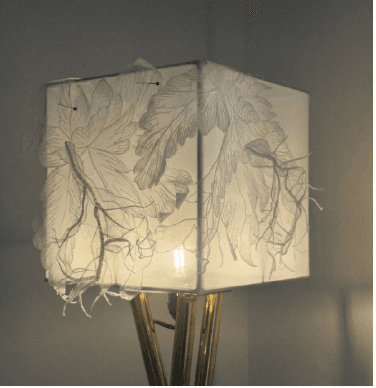 Embroidery workshop for lampshades