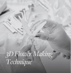 3D Flower Making Technique