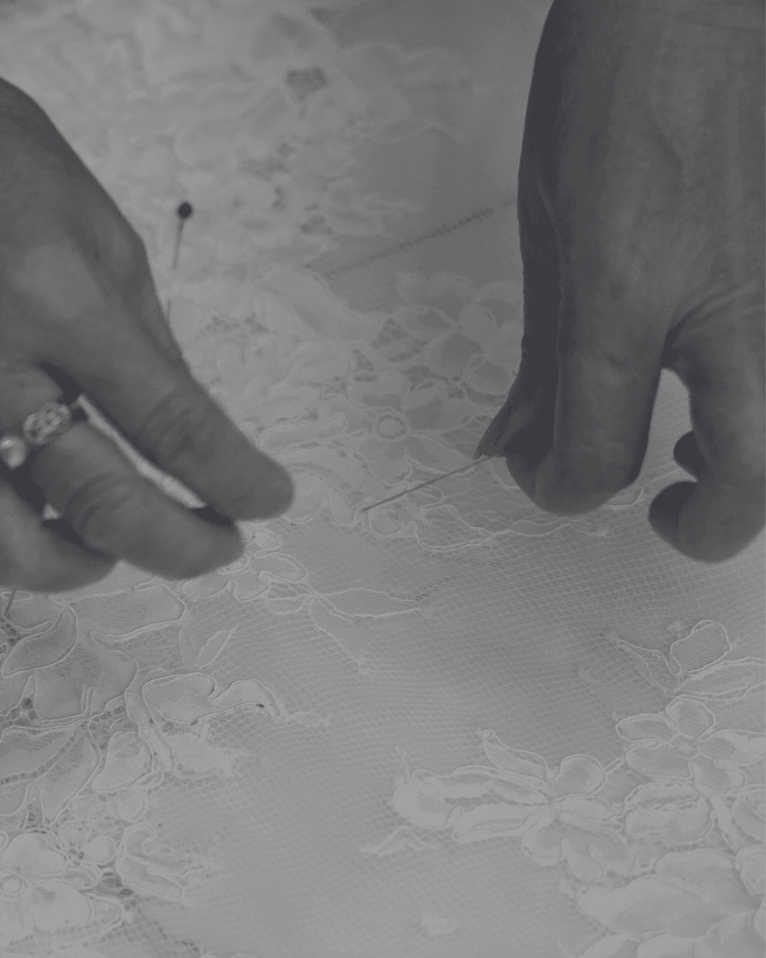 Lecia hand-embroidery detail